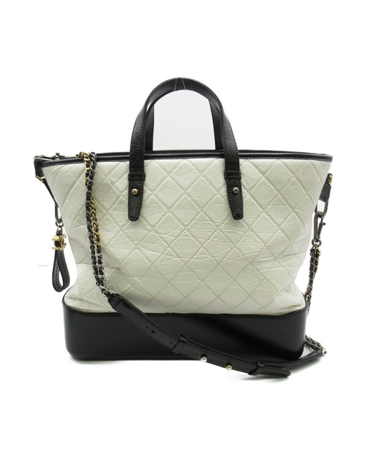Chanel Women's Chic White Shopping Tote by Gabrielle in White