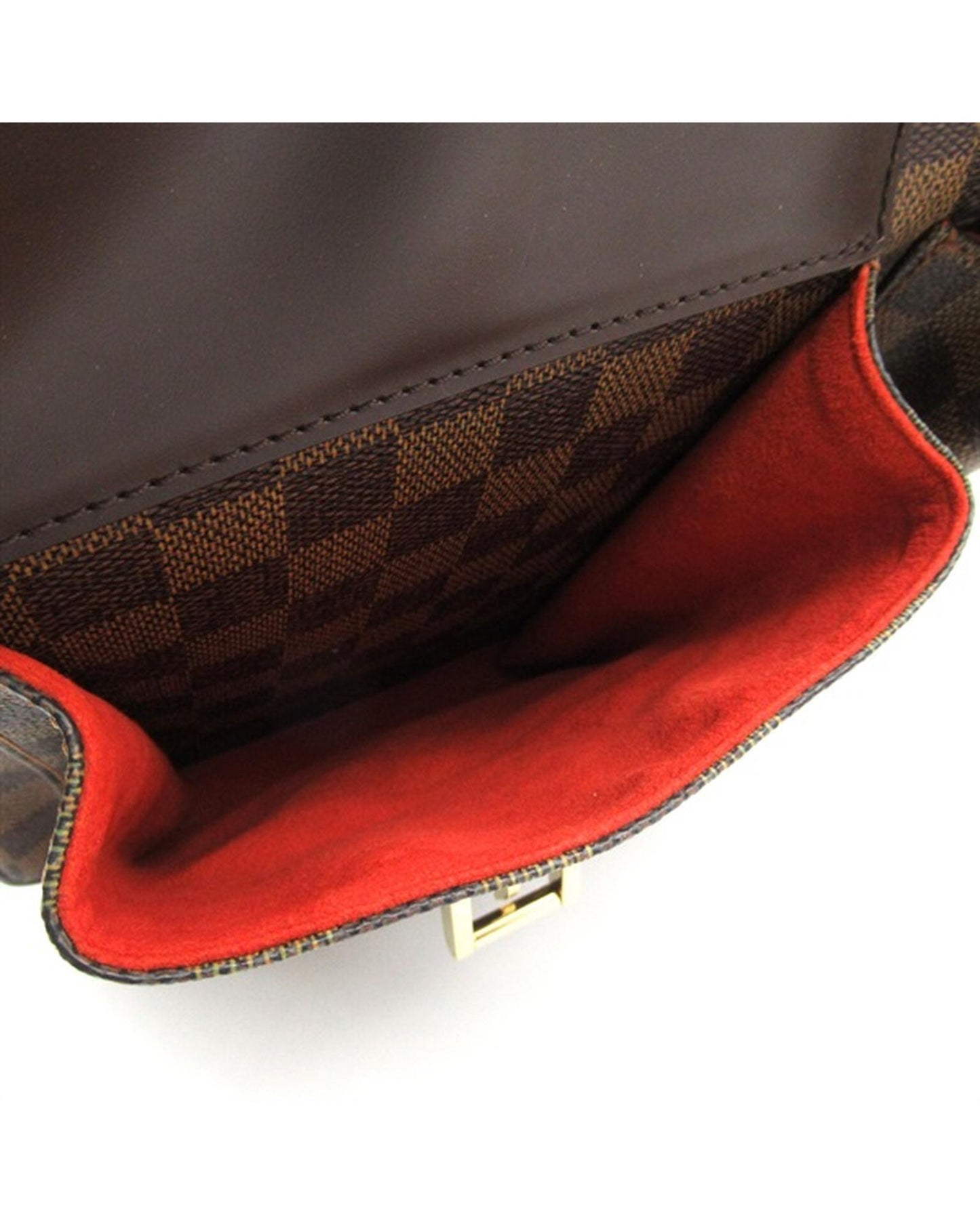 Louis Vuitton Women's Damier Ebene Uzes Tote Bag in Excellent Condition in Brown