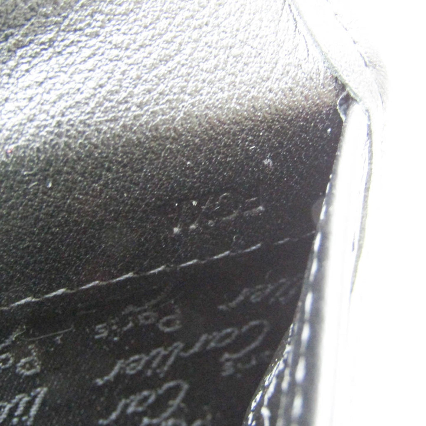 Cartier Unisex Luxurious Black Leather Bi-Fold Long Wallet by Cartier Pasha in Black
