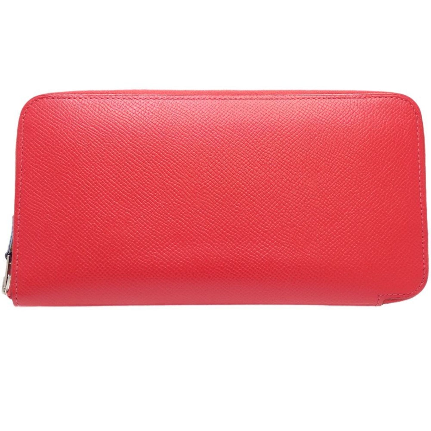 Hermes Women's Elegant Red Bi-Fold Wallet in Epsom Leather in Red