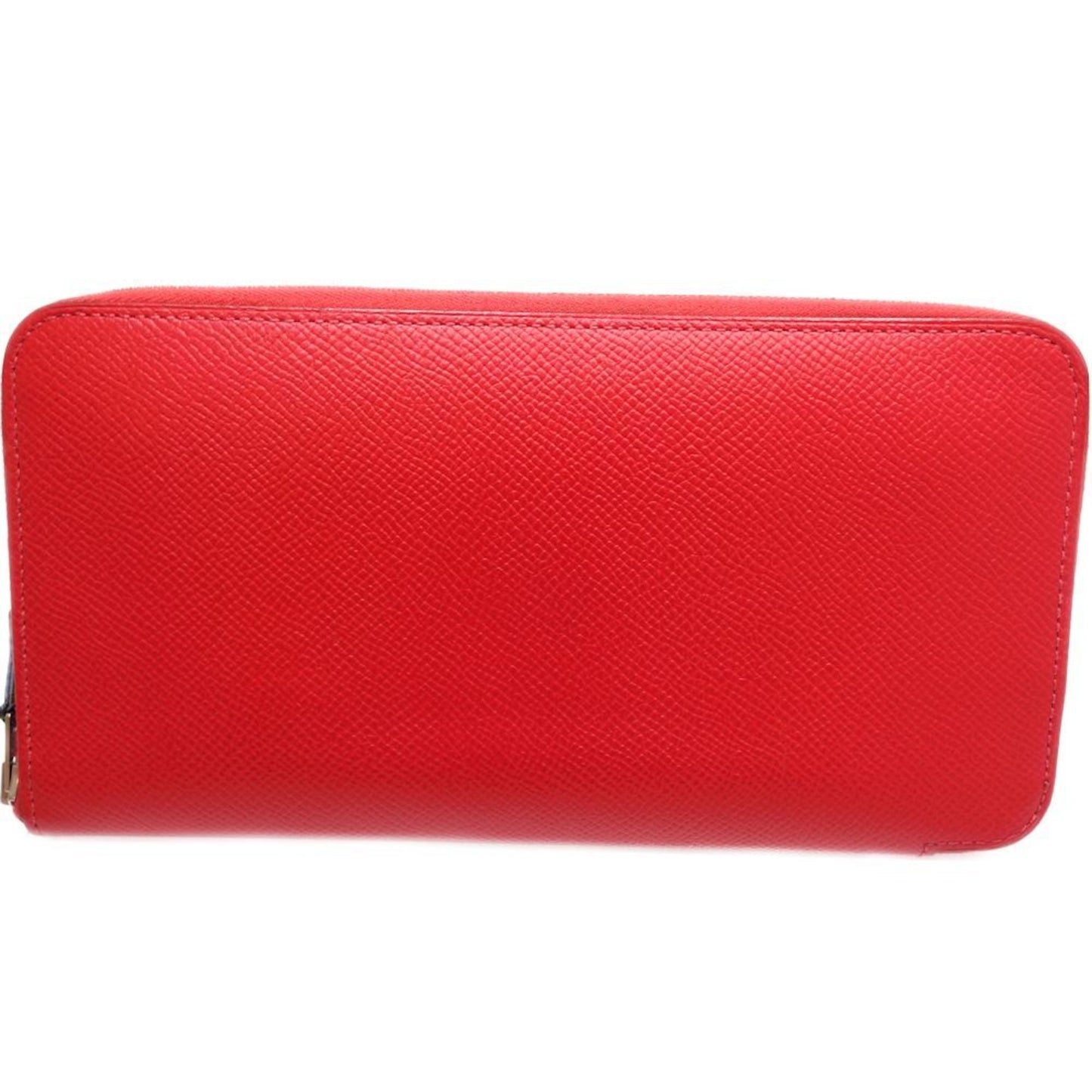 Hermes Women's Elegant Red Bi-Fold Wallet in Epsom Leather in Red