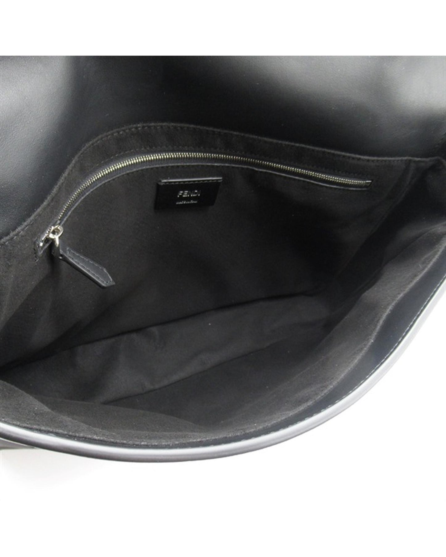 Fendi Women's Black Logo Messenger Bag by Fendi in Black