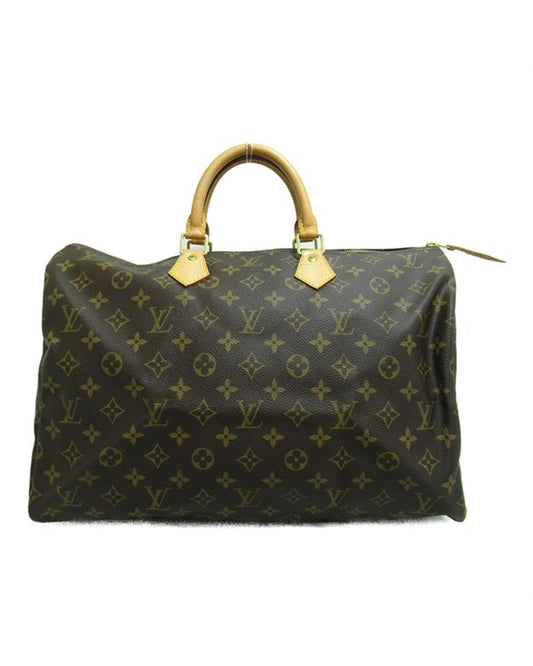 Louis Vuitton Women's Classic Monogram Speedy Bag in Brown - Excellent Condition in Brown