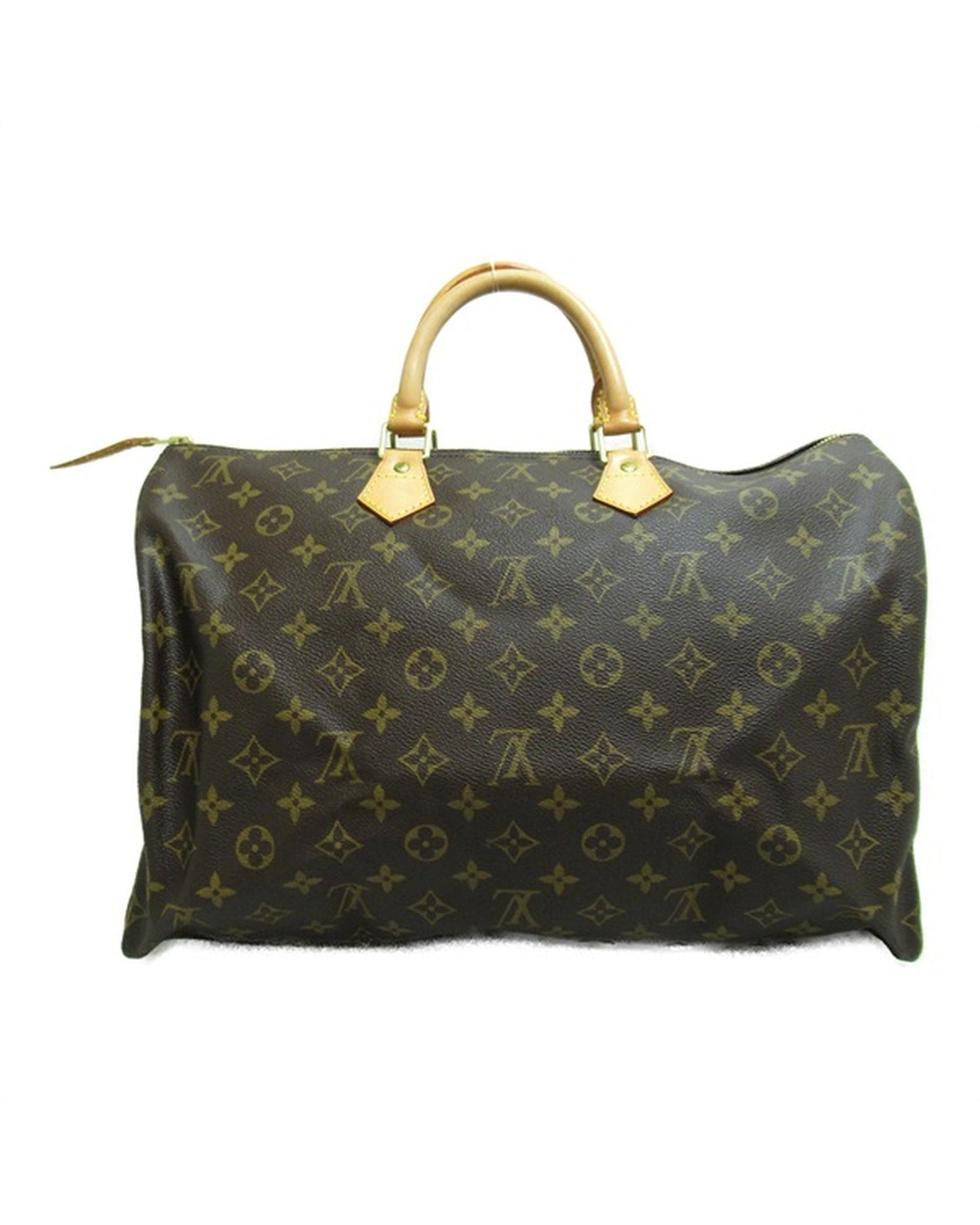 Louis Vuitton Women's Classic Monogram Speedy Bag in Brown - Excellent Condition in Brown