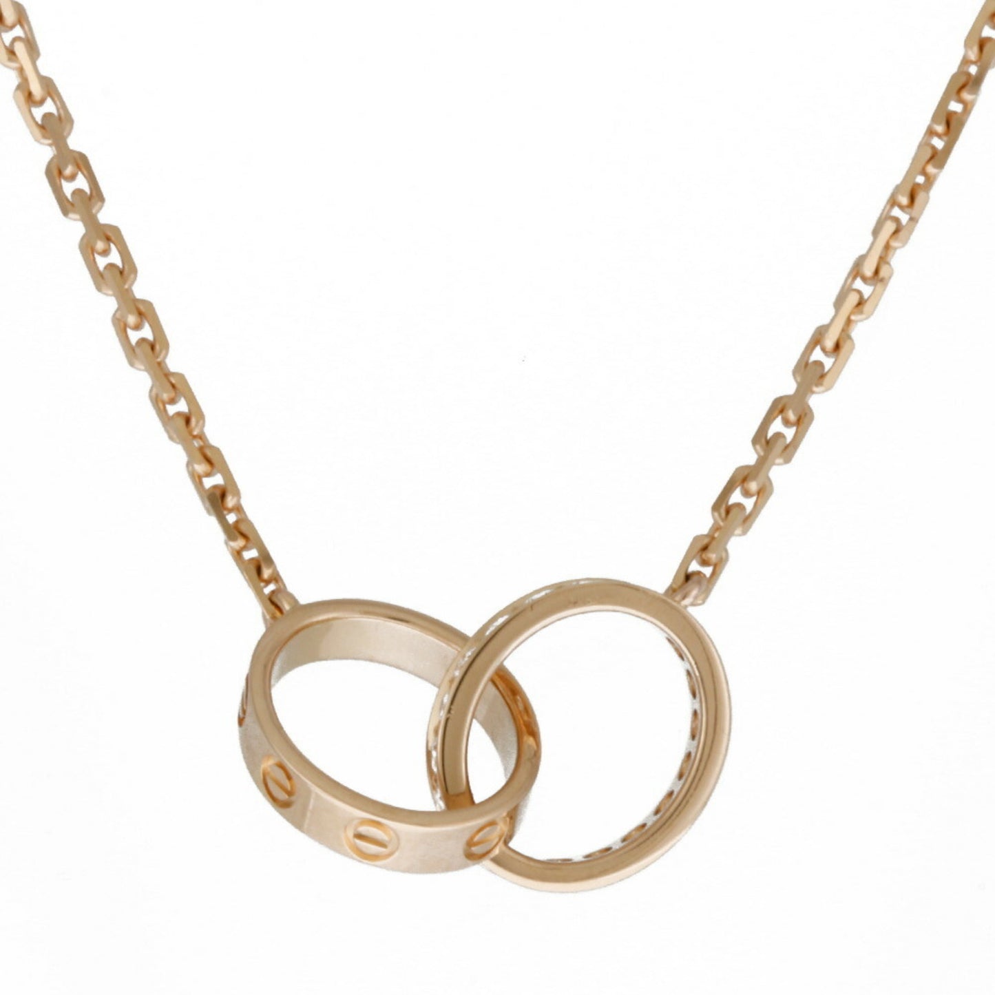 Cartier Women's 18K Rose Gold Diamond Necklace in Gold