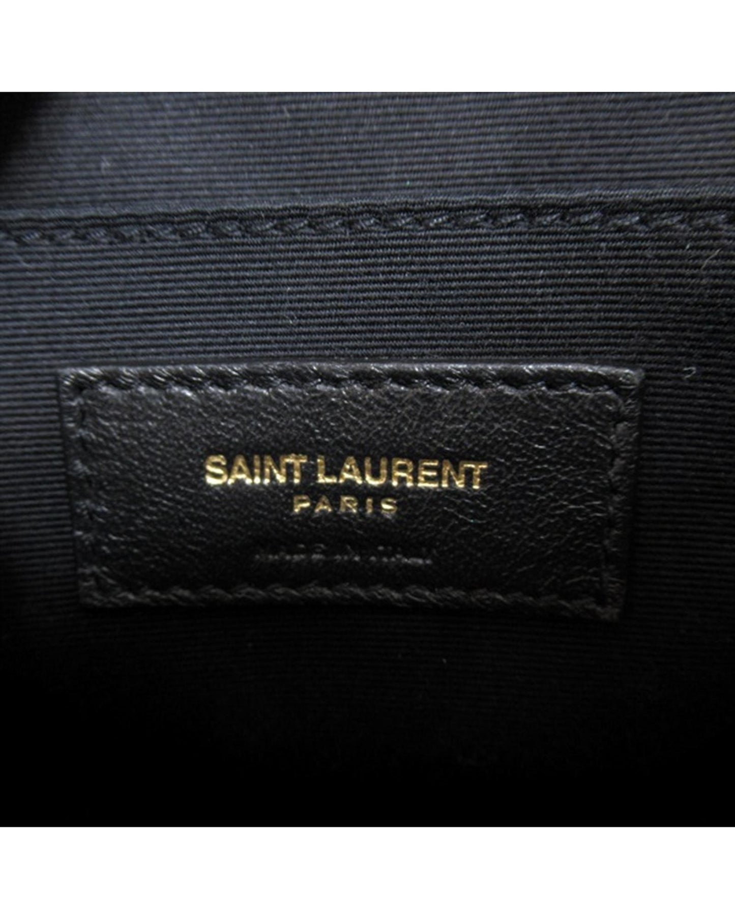 Yves Saint Laurent Women's White Monogram Matelasse Vinyle Round Crossbody Bag in White