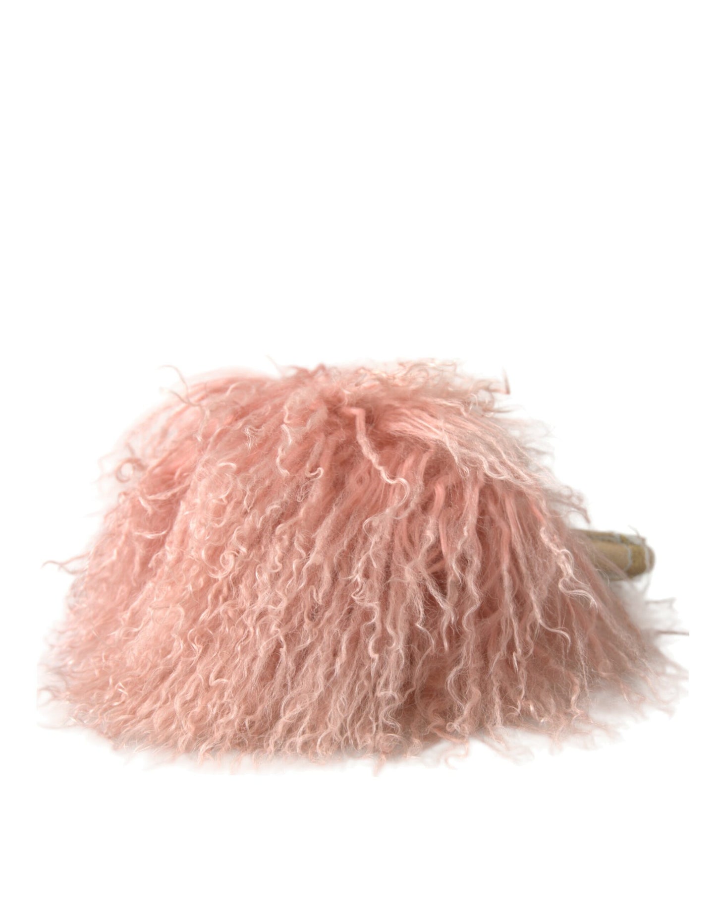 Dolce & Gabbana Women's Pink Shearling Fur Winter Warmer Headband Ear Muffs