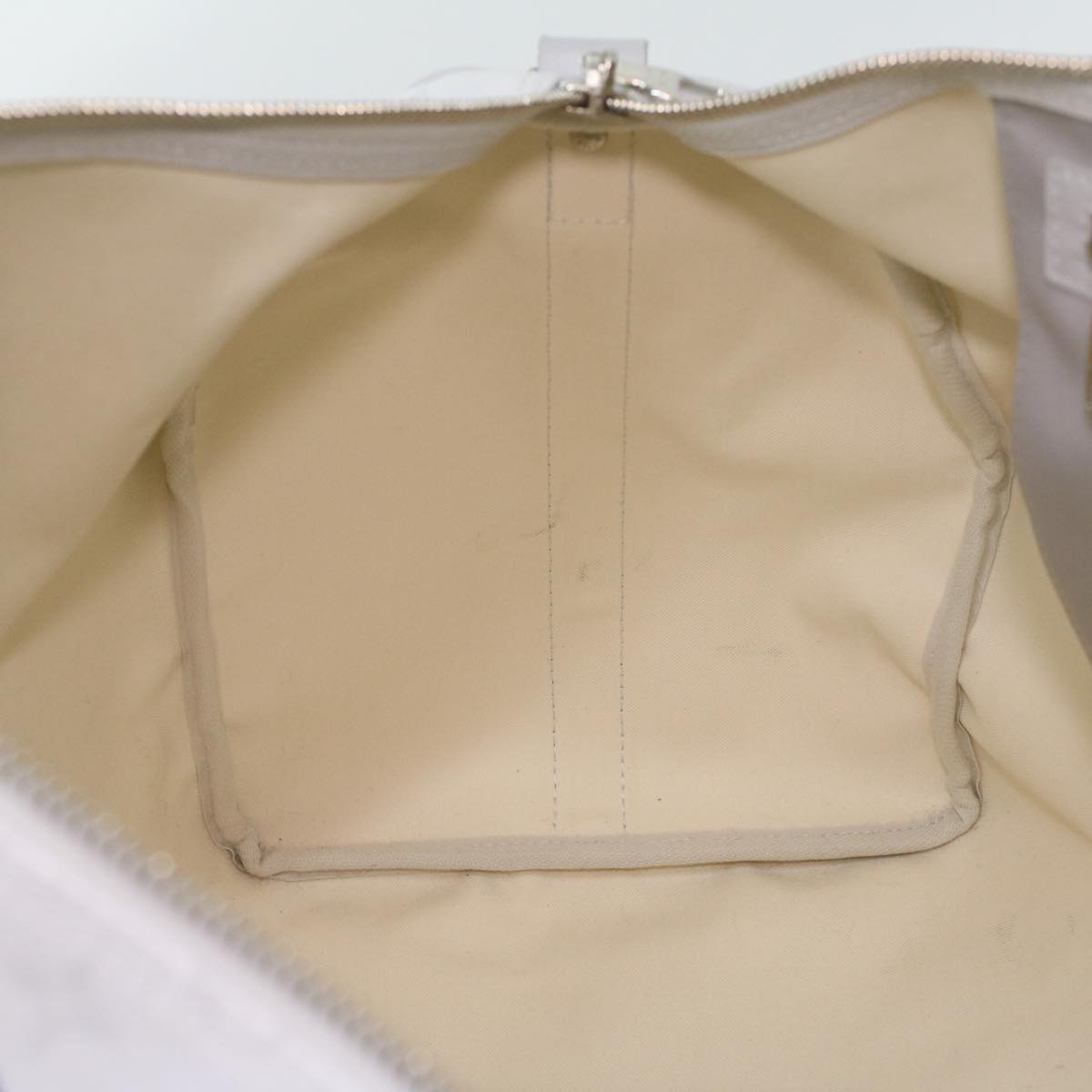 Louis Vuitton Monogram Keepall Bandouliere 50 Boston Bag White M44643 Lv 37882a