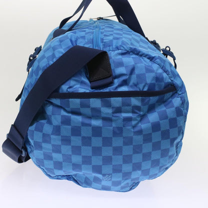 Louis Vuitton Damier Aventure Plat Ktical Bag Nylon Blue M97057 Lv Auth 47820a