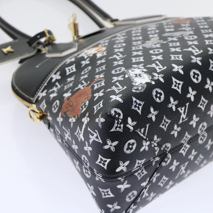 Louis Vuitton Catgram Alma Souple Hand Bag 2way Black M44403 Lv Auth 52542a