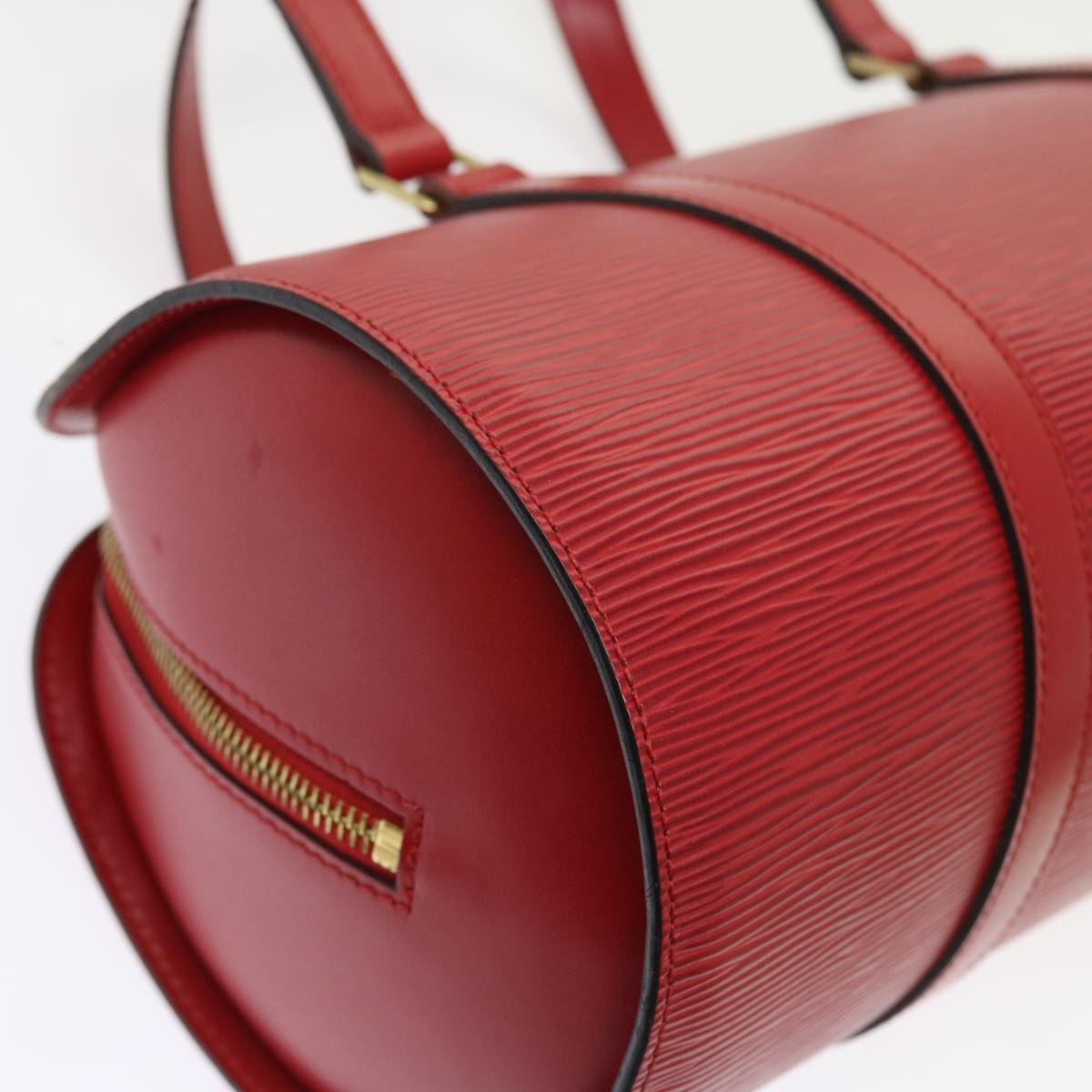 Louis Vuitton Epi Soufflot Hand Bag Red M52227 Lv Auth 55060