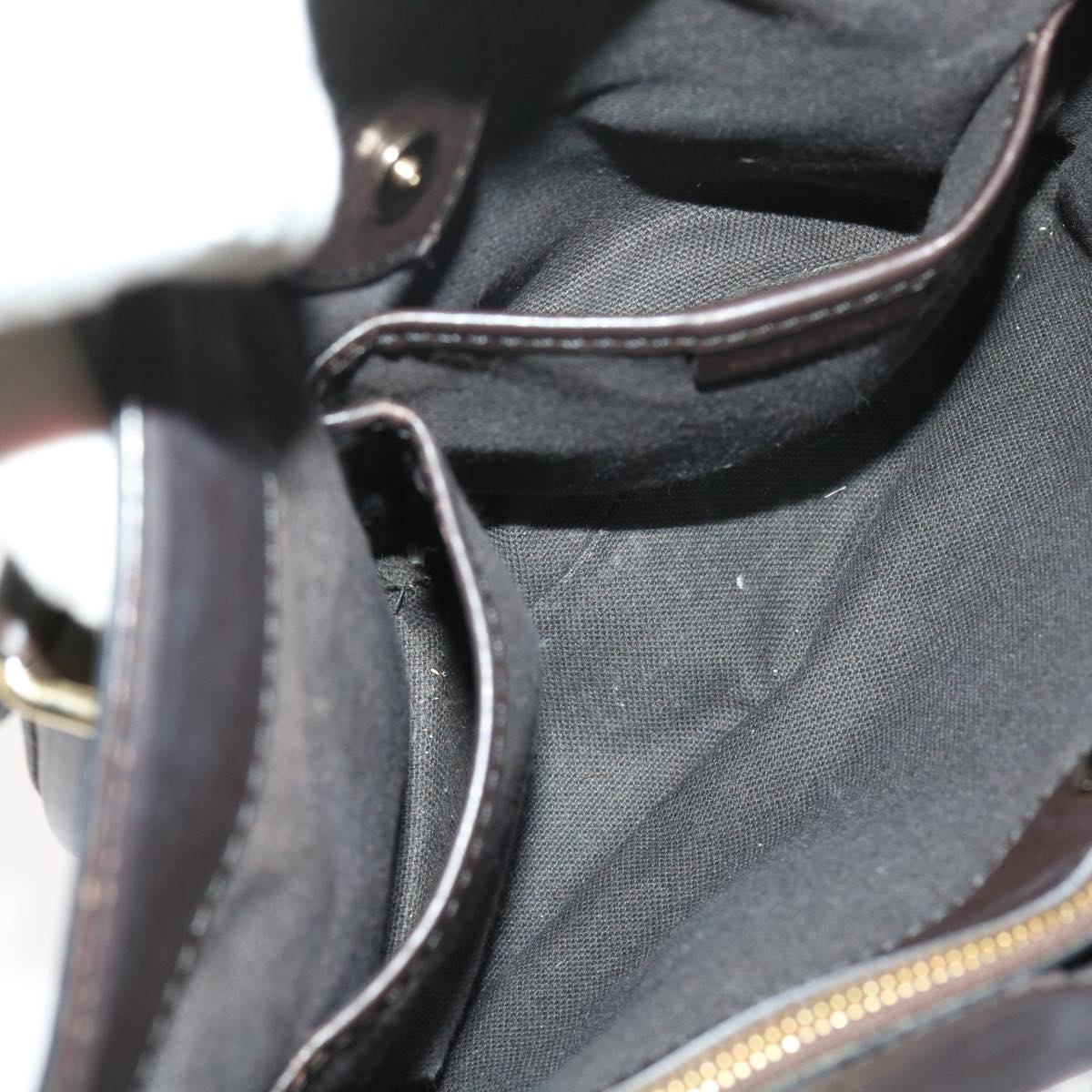 Burberry Nova Check Shoulder Bag Pvc Leather 2way Beige Black Auth 56661