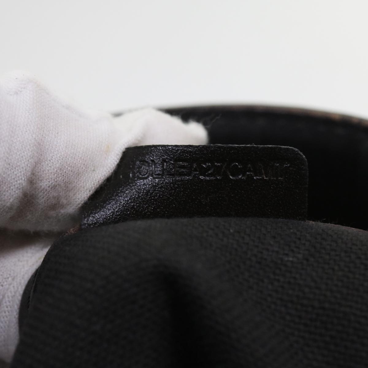 Burberry Nova Check Shoulder Bag Pvc Leather 2way Beige Black Auth 56661