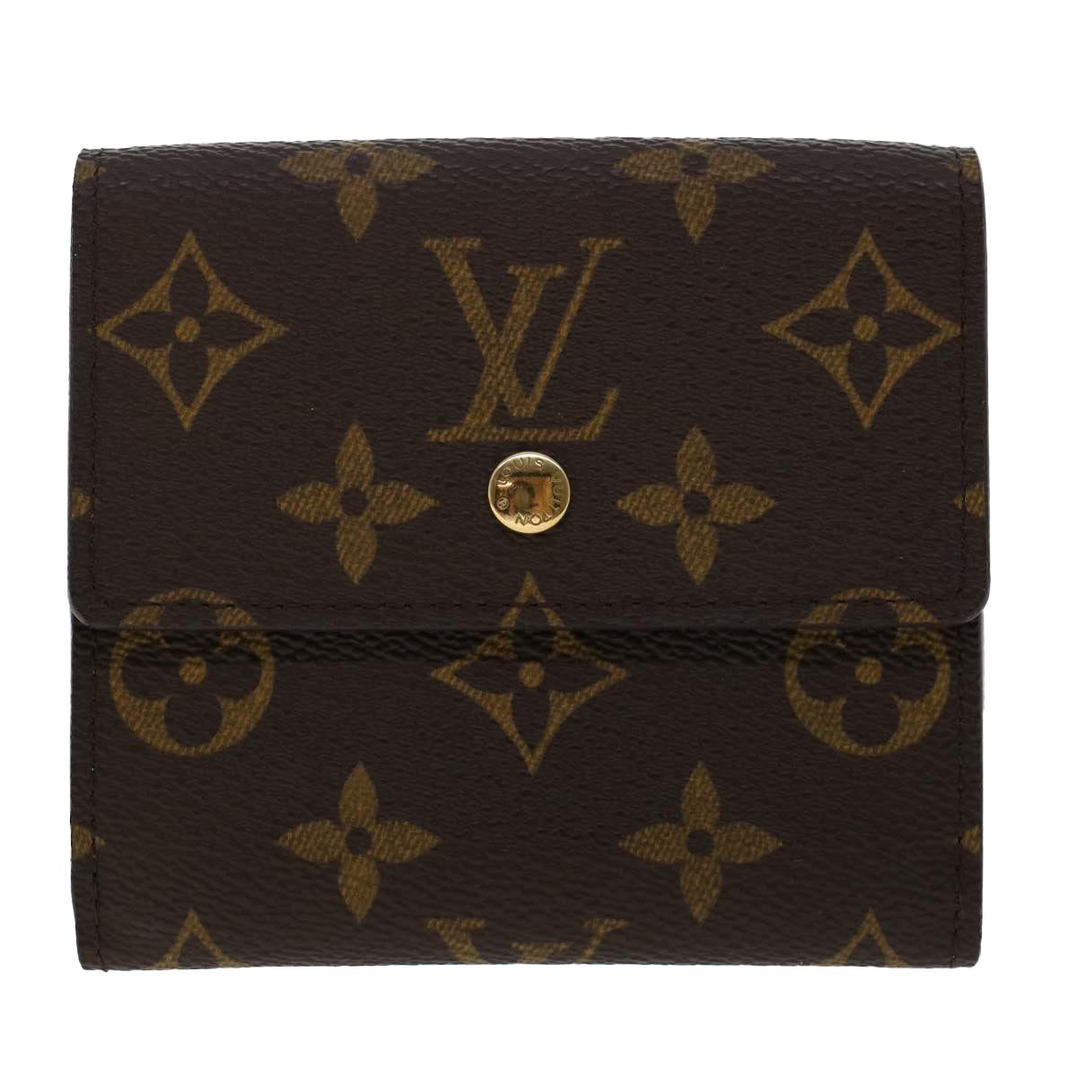Louis Vuitton Monogram Porte Monnaie Bier Cartes Crdit Wallet M61652 Lv Am4717