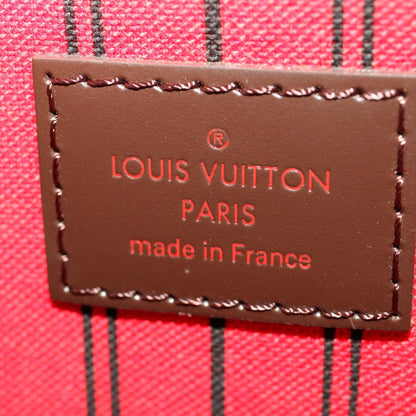 Louis Vuitton Damier Ebene Neverfull Mm Pouch Accessory Pouch Lv Auth Am4769