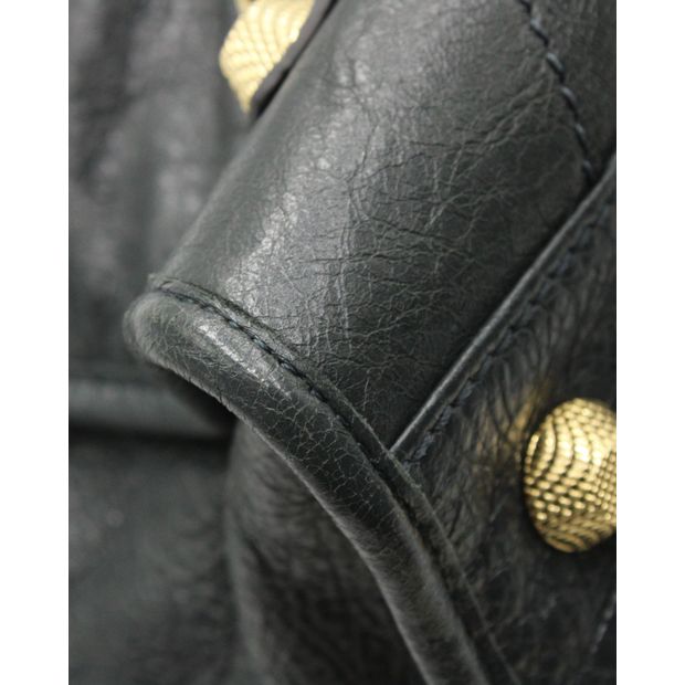 Balenciaga Giant 21 Work Bag in 'Anthracite' Black Lambskin Leather