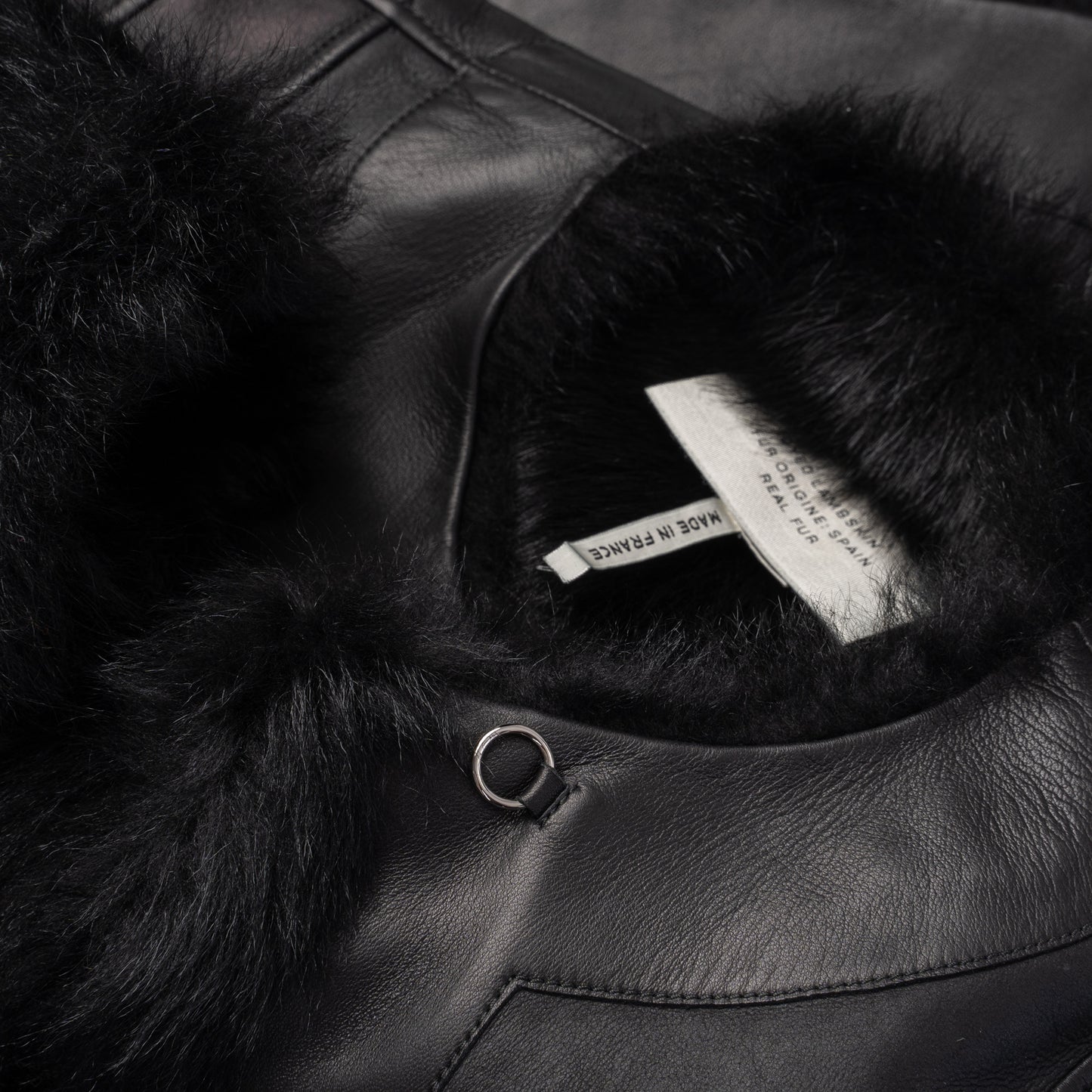 Fur Trimmed Leather Jacket