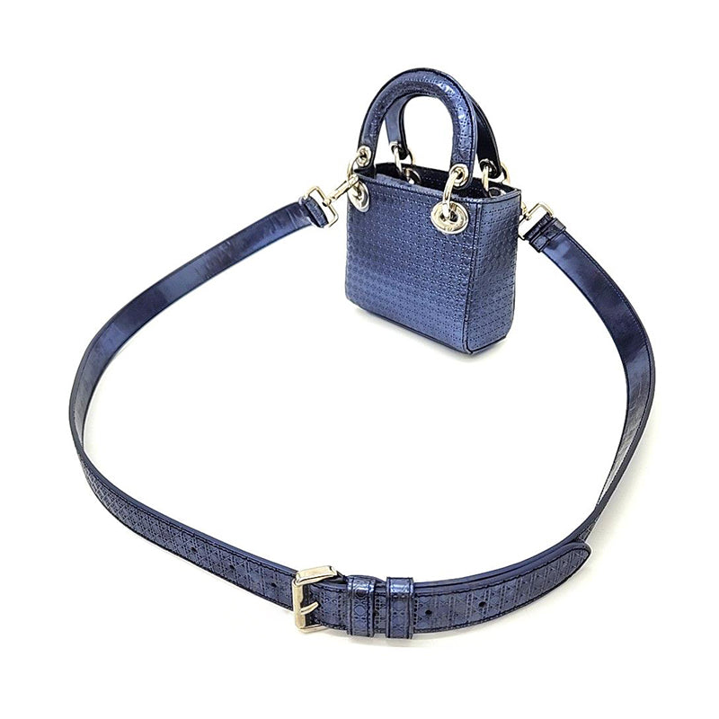 Dior Christian  Micro Metallic Lady Bag