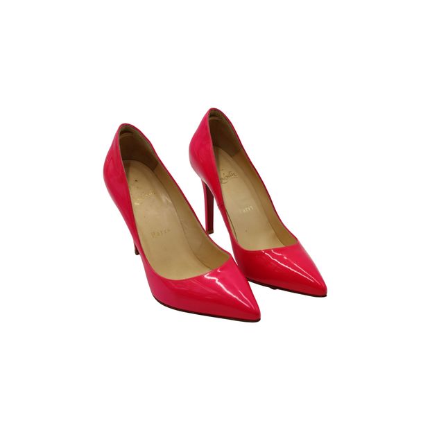 Christian Louboutin Kate Pumps in Pink Patent Leather