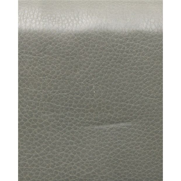 Gucci Metal Embellished Broadway Clutch in Grey Leather