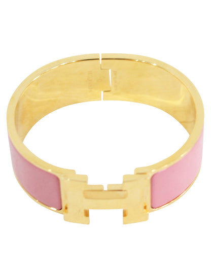 Bracelet Clic Clac H In Pink