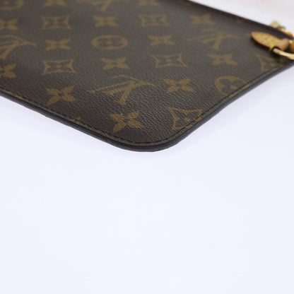 Louis Vuitton Monogram Neverfull Mm Pouch Accessory Pouch Mimosa Lv Auth Ep1100