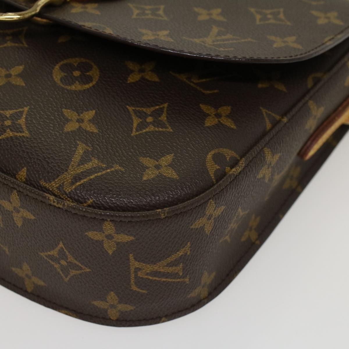 Louis Vuitton Monogram Saint Cloud Gm Shoulder Bag M51242 Lv Auth Am914g