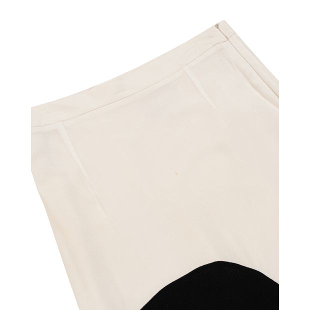 Roksanda Ilincic Ayton Color-Block Silk-Crepe Maxi Skirt