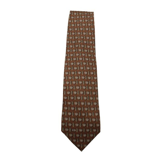 VALENTINO Brown Print Tie