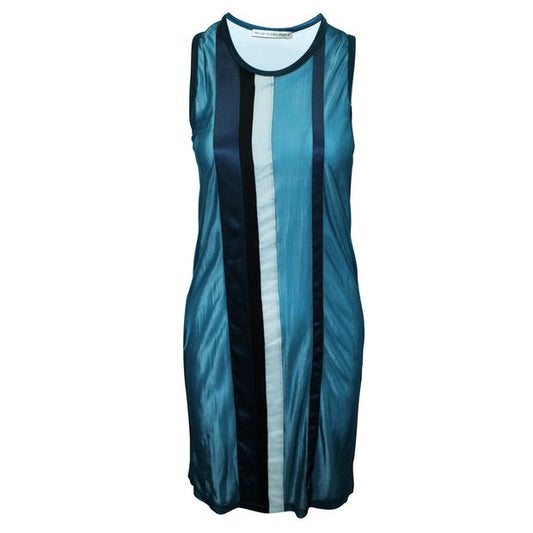 Balenciaga Blue Striped Shift Dress