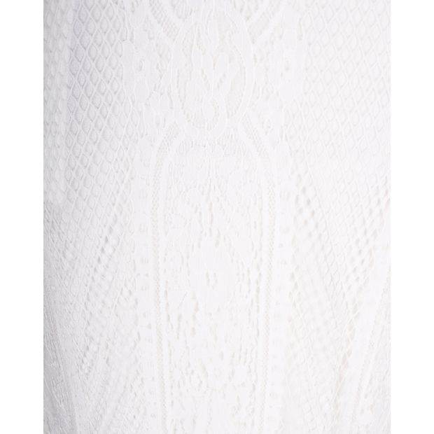 MAGALI PASCAL White Long Lace Dress