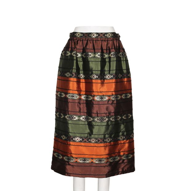 Emanuel Ungaro Tribal Pattern Skirt