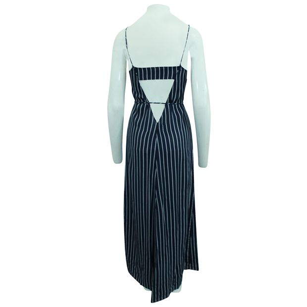 REFORMATION Maxi Striped Dress with opening at the back