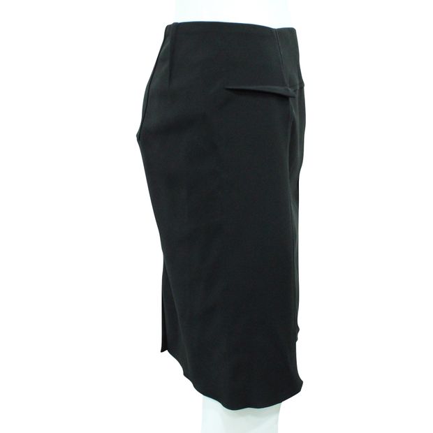 ROLAND MOURET Black Pencil Skirt