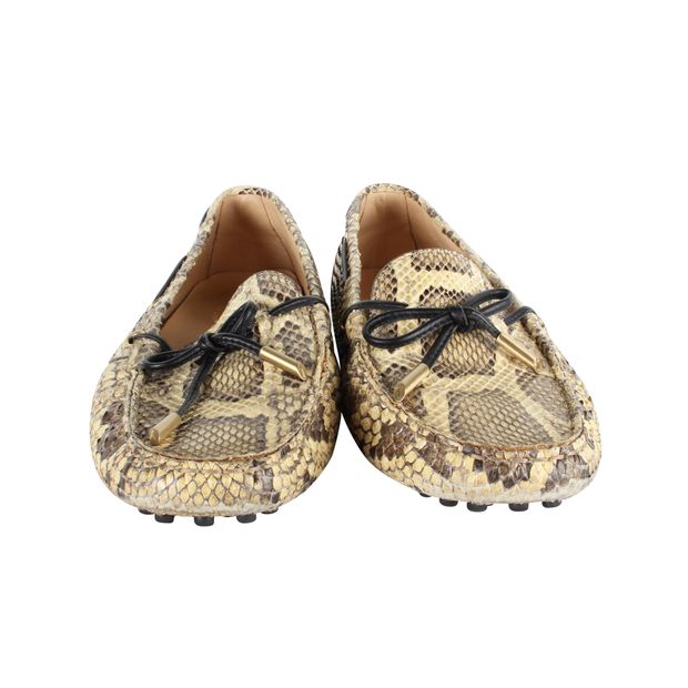 TOD'S Snake Loafers