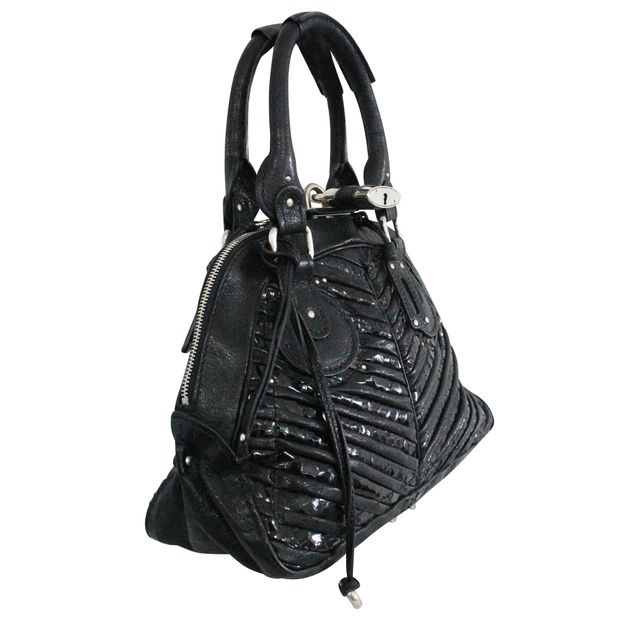 CHLOÉ Black Paddington Striped Bag