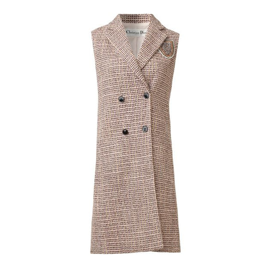 Dior Double-Breasted Tweed Vest