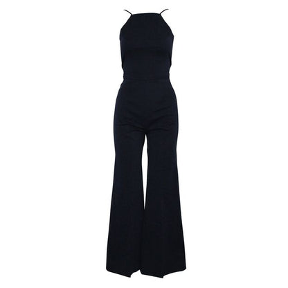 REFORMATION Navy Blue Jumpsuit with open back