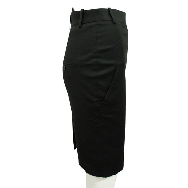 CONTEMPORARY DESIGNER Classic Black Pencil Skirt