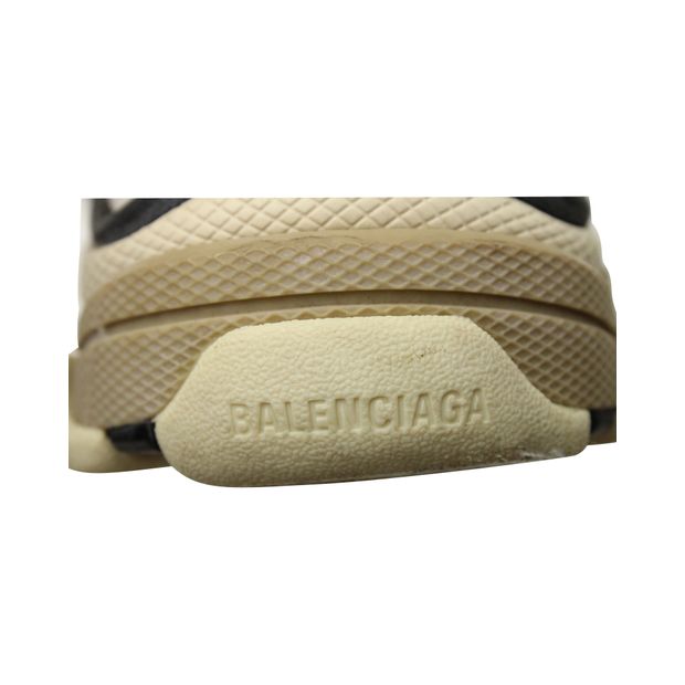 Balenciaga Triple S Sneakers in Beige Polyester
