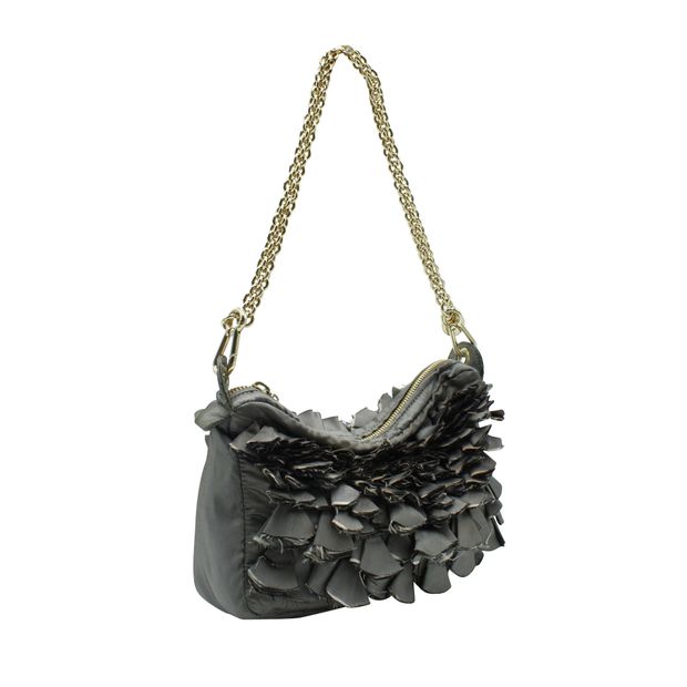Stella Mccartney Grey Layered Clutch/ Shoulder Bag