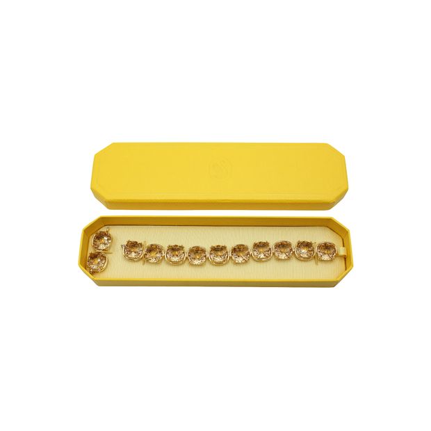 Swarovski Harmonia Crystal Bracelet in Yellow Gold
