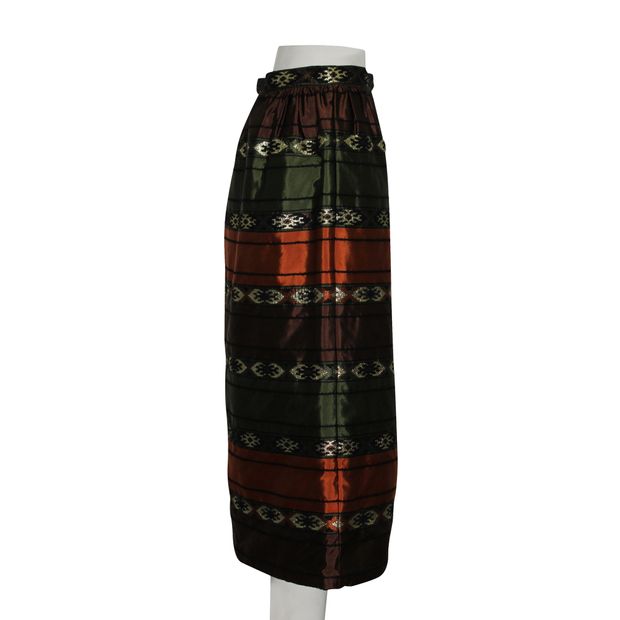 Emanuel Ungaro Tribal Pattern Skirt