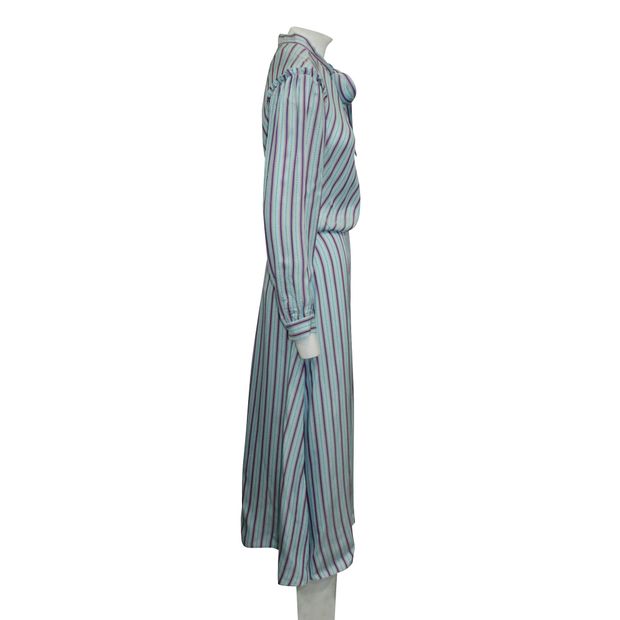 Sandro Striped Long Sleeve Dress