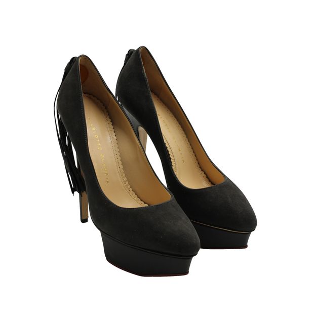 Charlotte olympia sales black heels