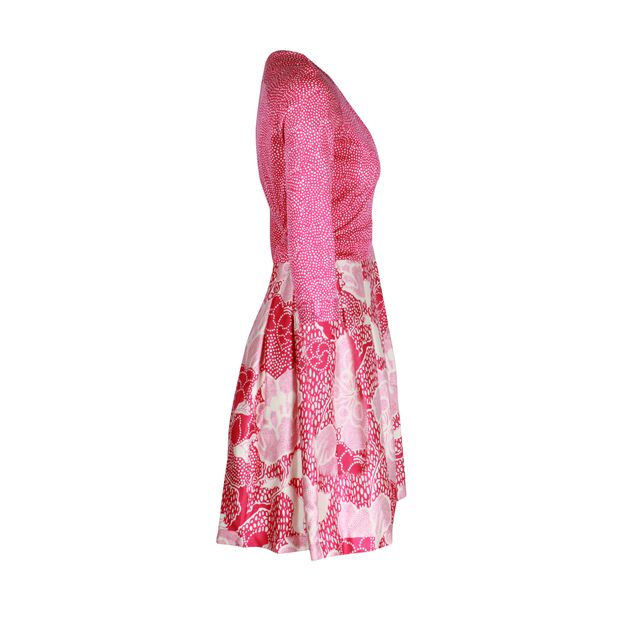Jewel Fuchsia Wrap Dress