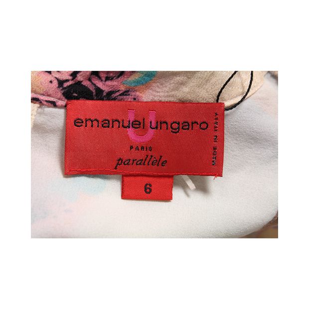 Emanuel Ungaro Muti-Colour 'Accessory' Print Midi Dress