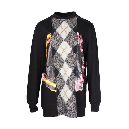 Givenchy Printed Sweater in Black Cotton