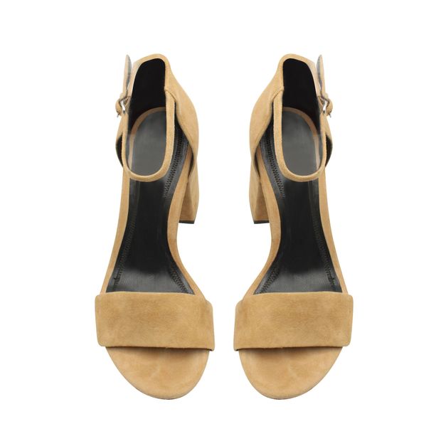 Alexander Wang Abby Sandals in Tan Suede