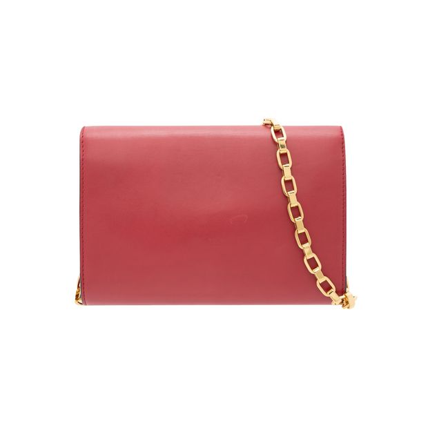Louis Vuitton Calfskin Leather Chain Louise Gm Bag